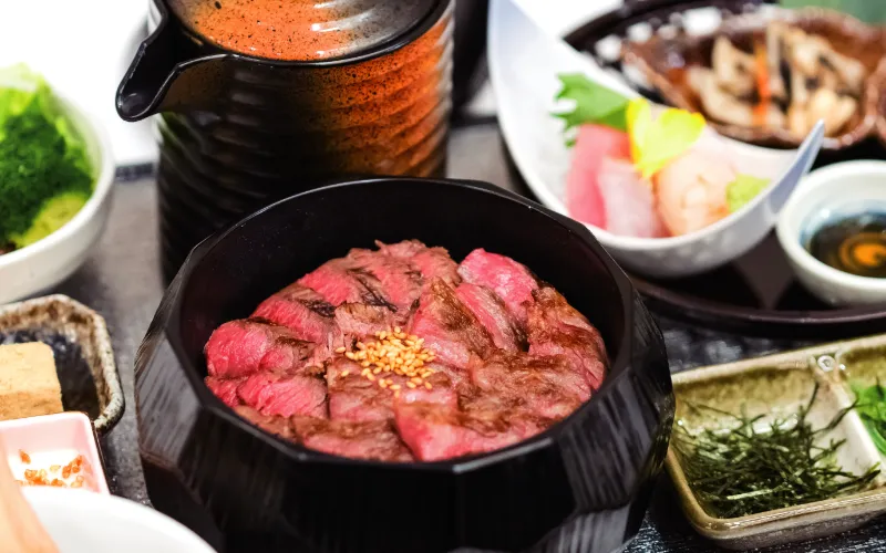 黒毛和牛肉まぶし 【ふじ田】御膳