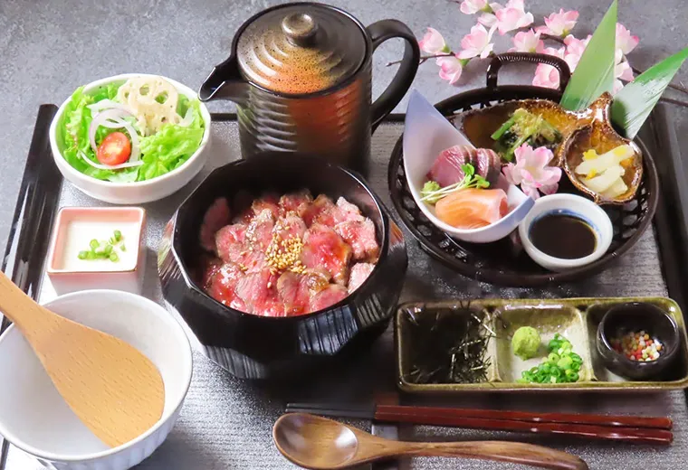黒毛和牛肉まぶし【ふじ田】御膳