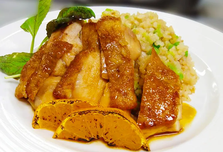 鶏のぐりる 三ケ日みかん風味